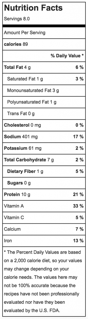 tofu taco wrap nutrition